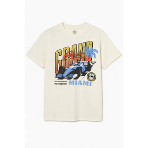 GRAND PRIX T SHIRT-ALPHA COLLECTIVE-SIZE MEDIUM